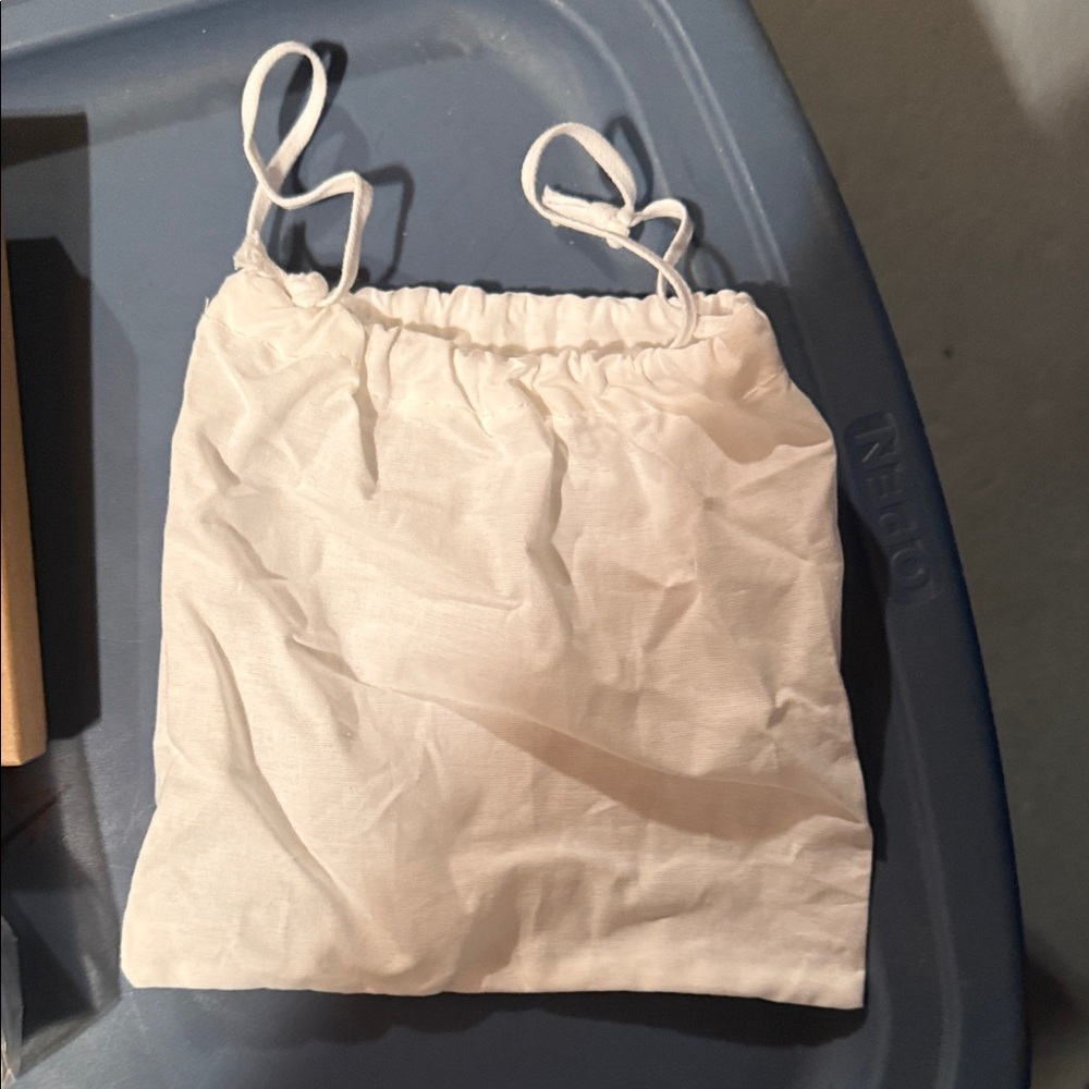 Prada Cream Drawstring small Pouch - Picture 3 of 3